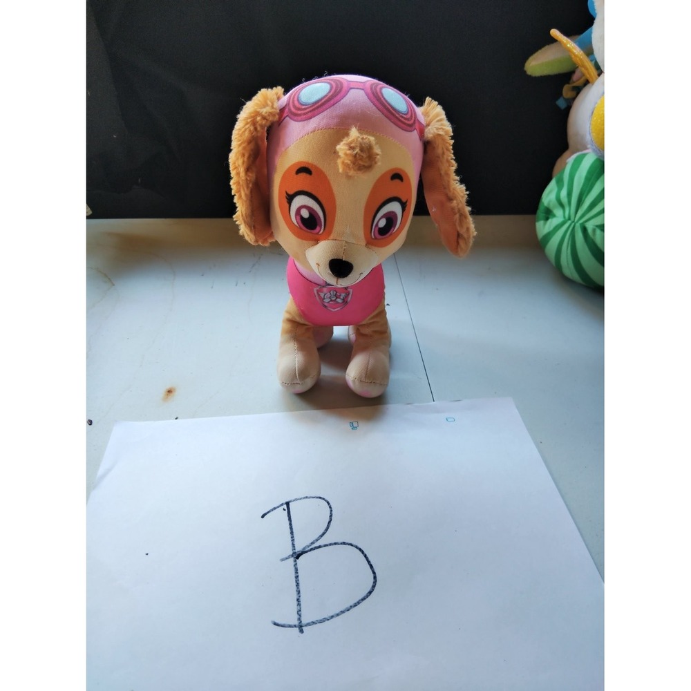 Nickelodeon Paw Patrol Skye Plush Dog Toy Small 8" Pink Washable NWT